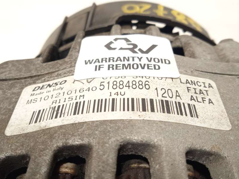Recambio de alternador para alfa romeo giulietta (940_) 2.0 jtdm (940.fxl1a) referencia OEM IAM 51884886  1012101640 - Blanco 5