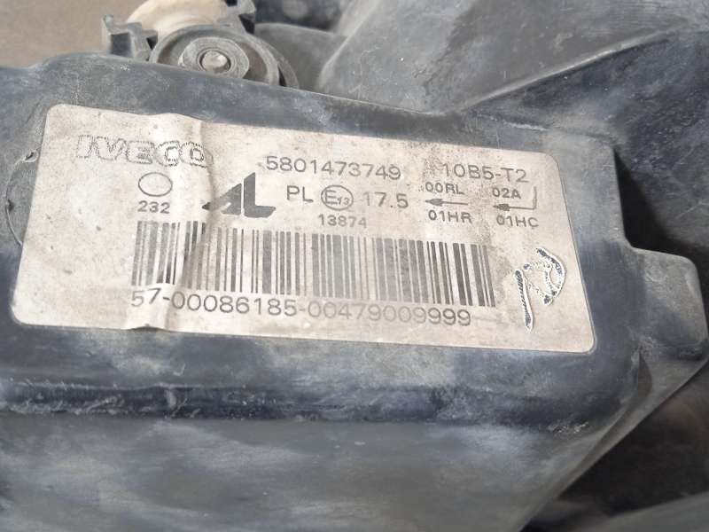 Recambio de faro derecho para iveco daily vi caja/chasis 33s15, 35s15, 35c15 referencia OEM IAM 5801473749 - Blanco 6