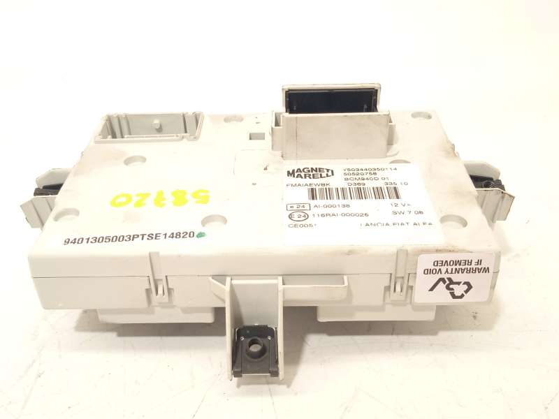 Recambio de caja reles / fusibles para alfa romeo giulietta (940_) 2.0 jtdm (940.fxl1a) referencia OEM IAM 50520758  Y5034403501 - Blanco 3