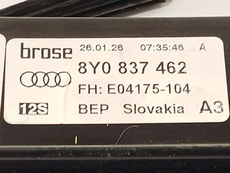 Recambio de elevalunas delantero derecho para audi a3 sportback (8ya, 8yf) 35 tdi referencia OEM IAM 8Y0837462 5Q0959801C 013082 - Gris 5