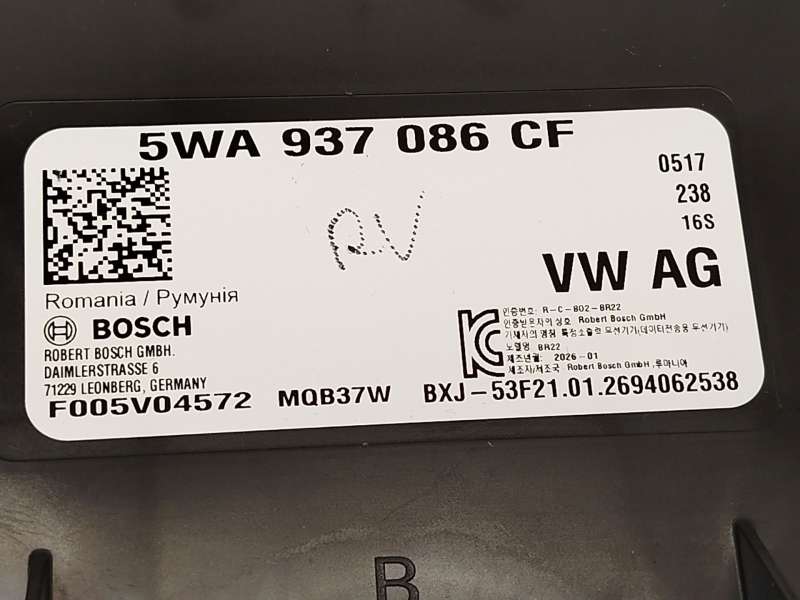 Recambio de modulo electronico para audi a3 sportback (8ya, 8yf) 35 tdi referencia OEM IAM 5WA937086CF  F005V04572 - Gris 4