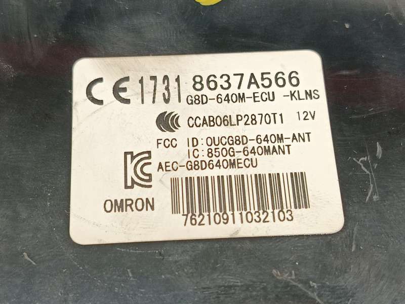 Recambio de modulo electronico para mitsubishi outlander ii van (cw_w) di-d 4wd (cw1w) referencia OEM IAM 8637A566 - Azul 5