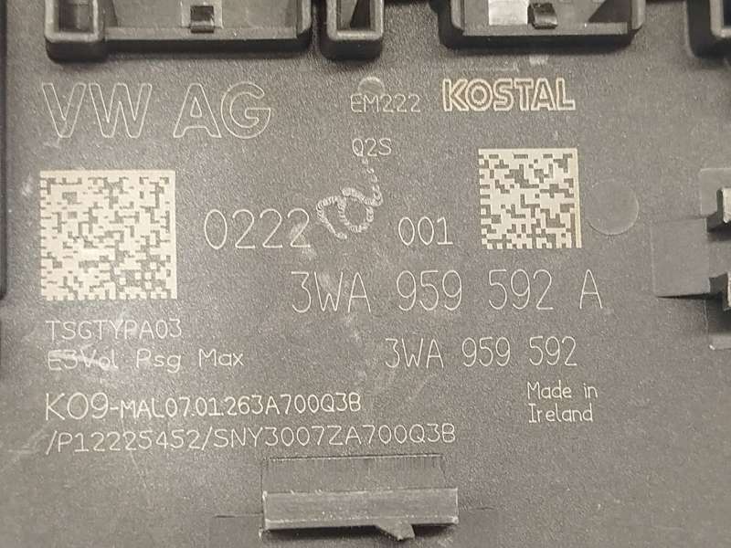Recambio de modulo confort para audi a3 sportback (8ya, 8yf) 35 tdi referencia OEM IAM 3WA959592A - Gris 4