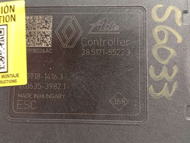 Recambio de abs para dacia sandero iii 1.0 tce 100 referencia OEM IAM 476609242R 10022030564 28517155223 - Negro 6