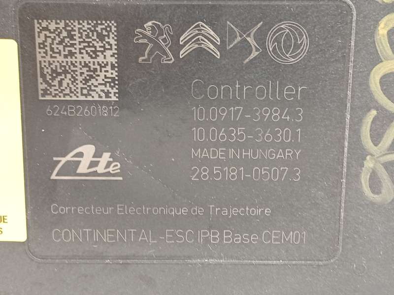 Recambio de abs para opel mokka 1.2 (76) referencia OEM IAM 9860815280 10091739843 10022028994 - Blanco 5