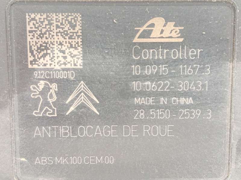 Recambio de abs para citroën c3 tonic referencia OEM IAM 9802460680 10091511673 10022001214 - Gris 5