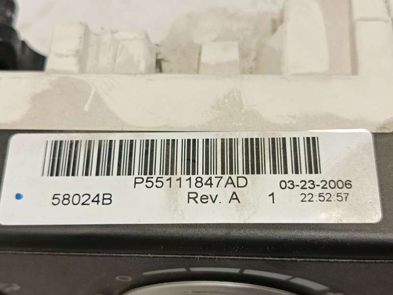 Recambio de mando climatizador para dodge caliber 2.0 referencia OEM IAM 55111847AD 55111847AC P55111847AD - Plata 6