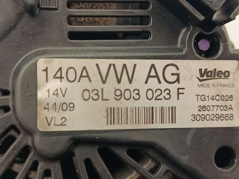 Recambio de alternador para volkswagen golf vi (5k1) 2.0 tdi referencia OEM IAM 03L903023F 2607703A TG14C026 - Blanco 7