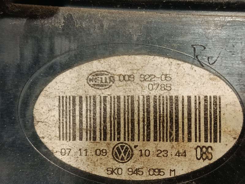 Recambio de piloto trasero izquierdo para volkswagen golf vi (5k1) 2.0 tdi referencia OEM IAM 5K0945095M - Blanco 5