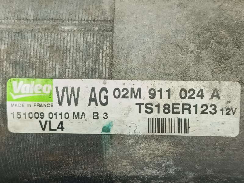 Recambio de motor arranque para volkswagen golf vi (5k1) 2.0 tdi referencia OEM IAM 02M911024A  TS18ER123 - Blanco 6