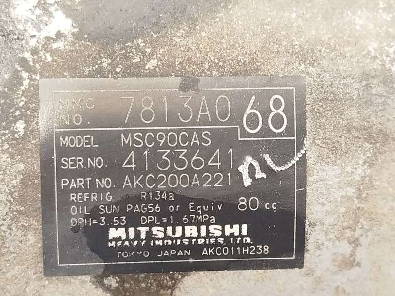 Recambio de compresor aire acondicionado para mitsubishi outlander ii (cw_w) 2.0 di-d (cw8w) referencia OEM IAM 7813A068  AKC200 - Rojo 4