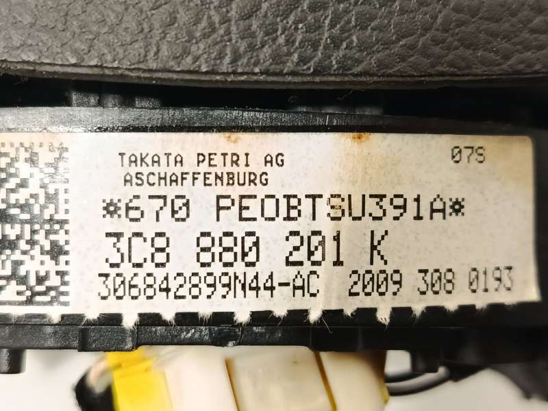Recambio de airbag delantero izquierdo para volkswagen golf vi (5k1) 2.0 tdi referencia OEM IAM 3C8880201K81U - Blanco 6