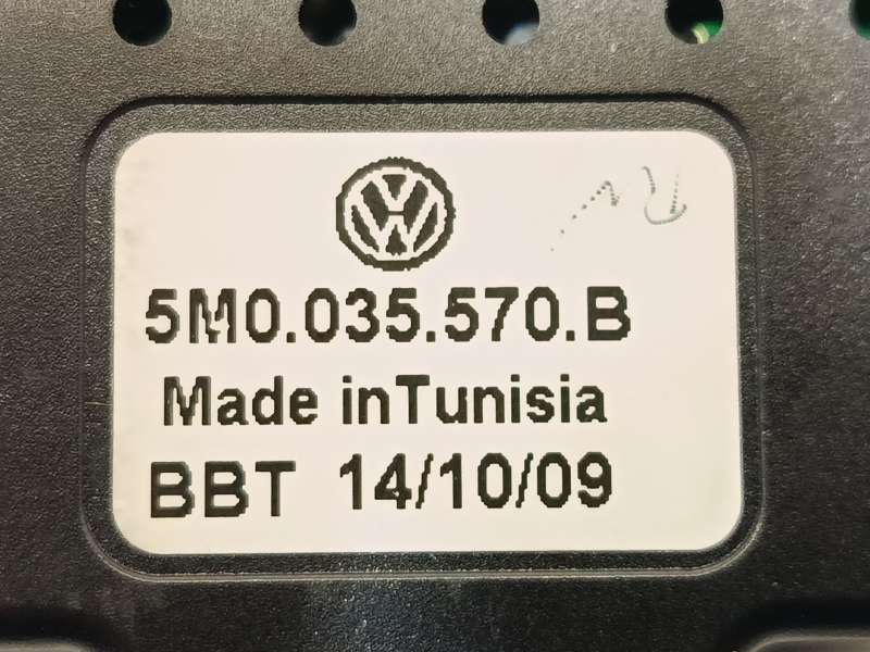 Recambio de modulo electronico para volkswagen golf vi (5k1) 2.0 tdi referencia OEM IAM 5M0035570B - Blanco 5