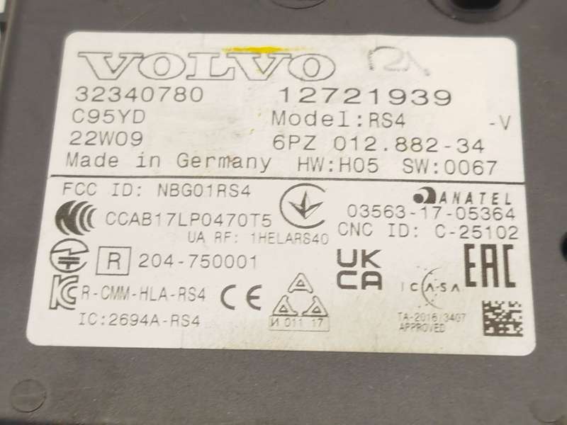 Recambio de modulo electronico para volvo xc40 (536) recharge referencia OEM IAM 32340780  6PZ012882 - Azul 5