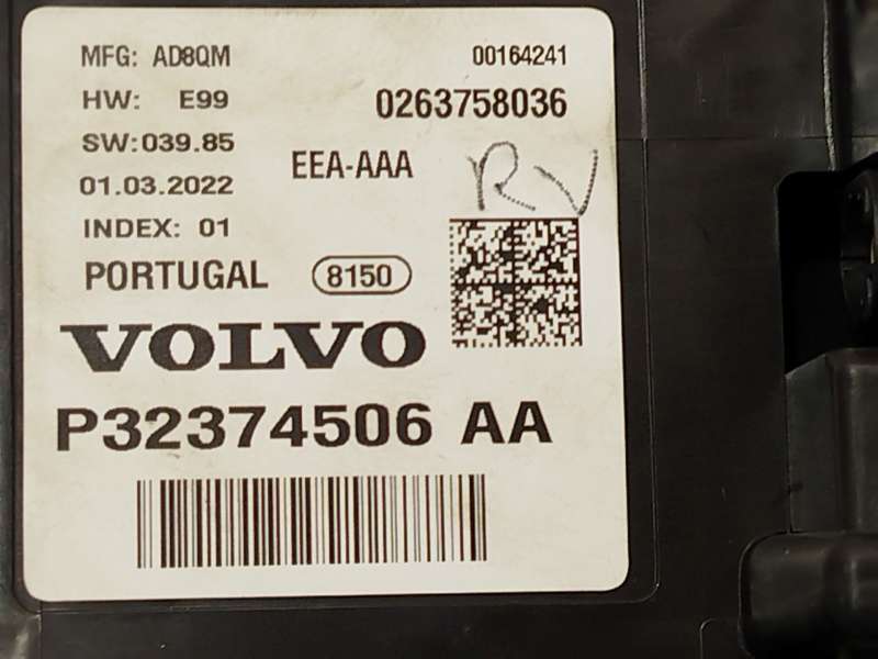 Recambio de cuadro instrumentos para volvo xc40 (536) recharge referencia OEM IAM 32374506 36010422 P32374506 - Azul 5