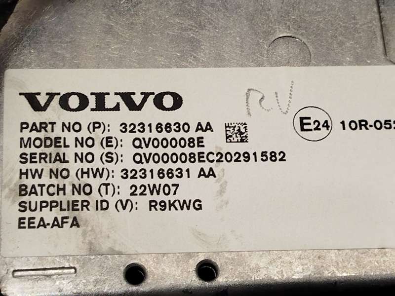 Recambio de pantalla multifuncion para volvo xc40 (536) recharge referencia OEM IAM 32316630 36010873 P32316630 - Azul 4