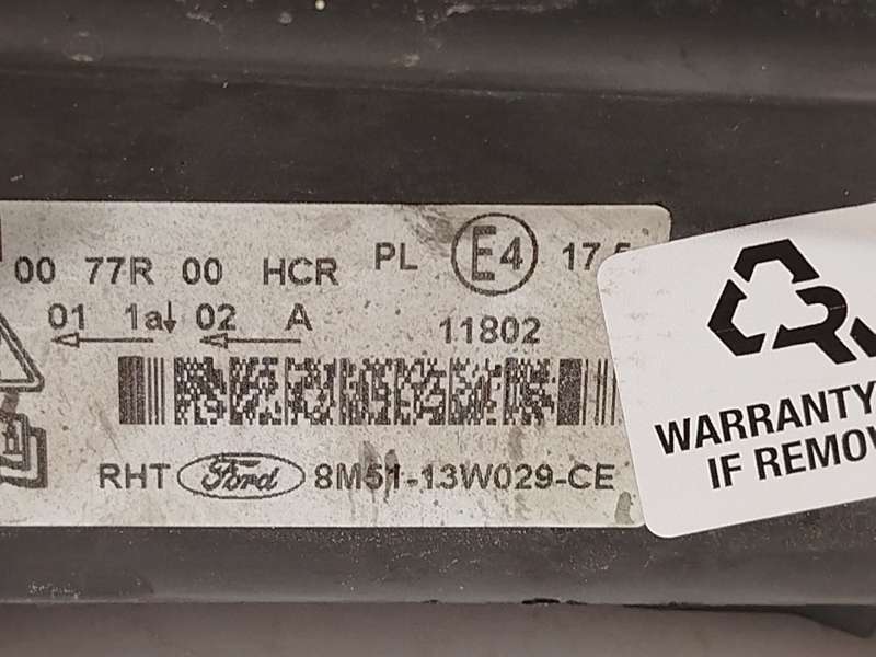 Recambio de faro derecho para ford focus ii (da_, hcp, dp) 1.6 tdci referencia OEM IAM 8M5113W029CE 1754444 - Azul 3