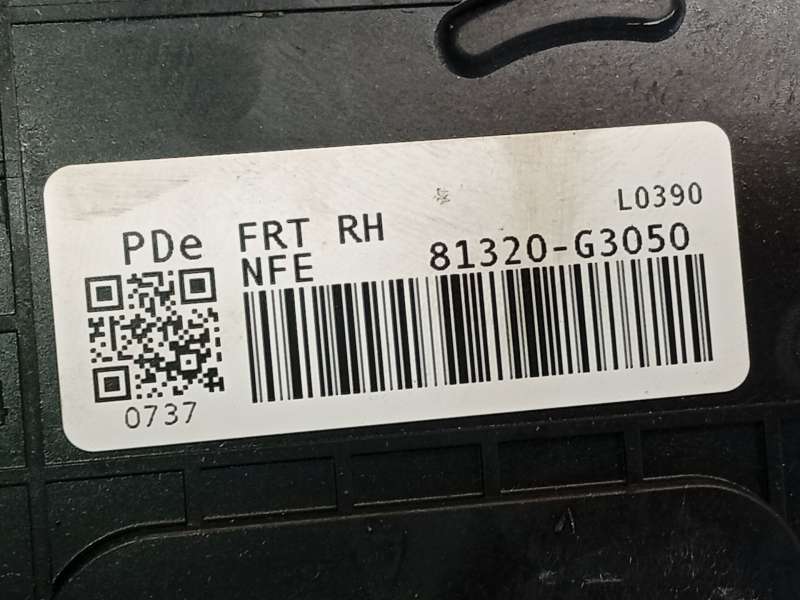 Recambio de cerradura puerta delantera derecha para hyundai i30 (pde, pd, pden) 1.0 t-gdi referencia OEM IAM 81320G3050 - Blanco 5