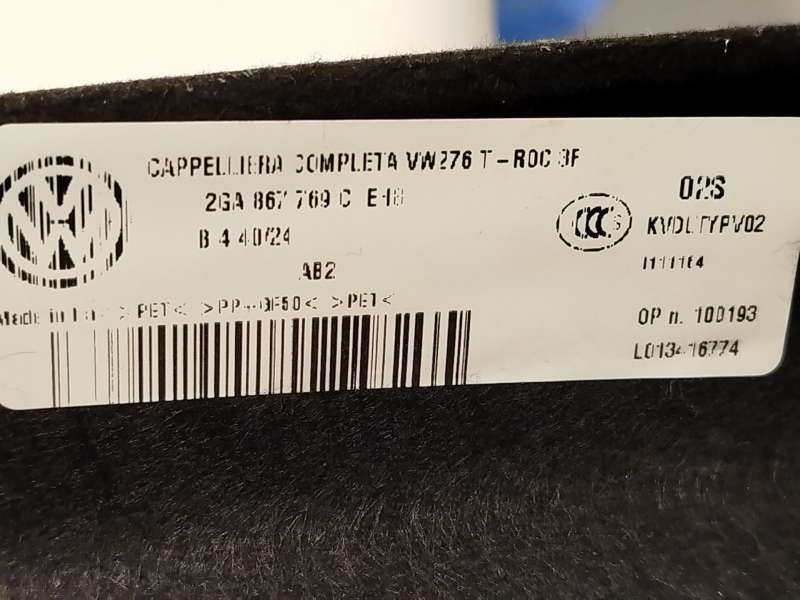 Recambio de bandeja trasera para volkswagen t-roc (a11, d11) 2.0 tdi referencia OEM IAM 2GA867769CEH8 - Blanco 5