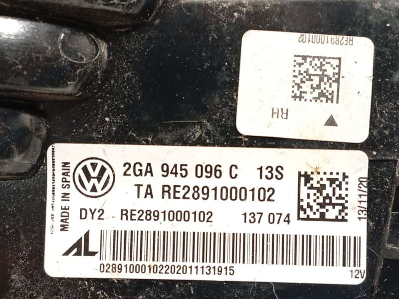 Recambio de piloto trasero derecho para volkswagen t-roc (a11, d11) 2.0 tdi referencia OEM IAM 2GA945096C - Blanco 6