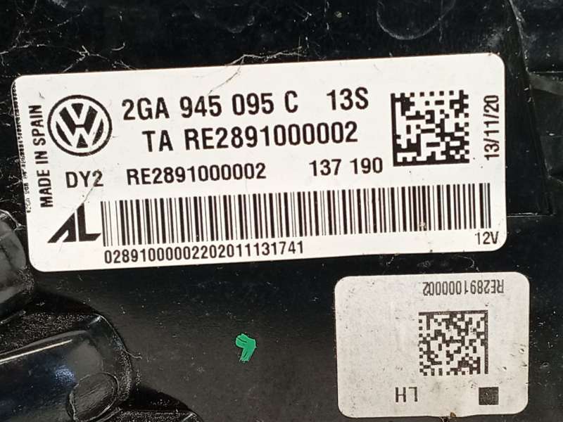 Recambio de piloto trasero izquierdo para volkswagen t-roc (a11, d11) 2.0 tdi referencia OEM IAM 2GA945095C - Blanco 5