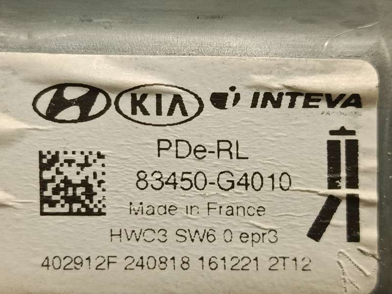 Recambio de elevalunas trasero izquierdo para hyundai i30 (pde, pd, pden) 1.0 t-gdi referencia OEM IAM 83470G4030 83450G4010 - Blanco 6