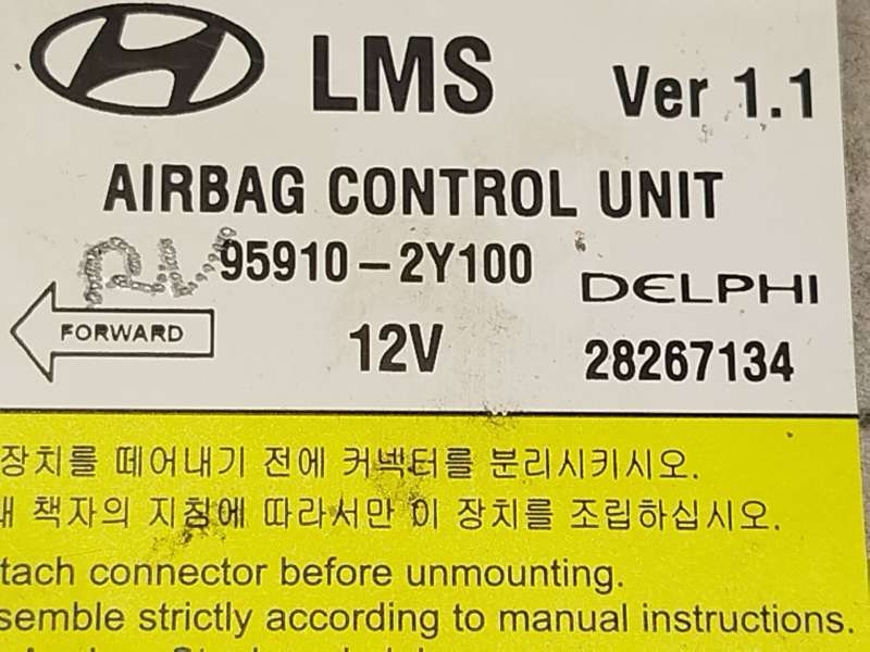 Recambio de centralita airbag para hyundai ix35 (lm, el, elh) 1.7 crdi referencia OEM IAM 959102Y100  28267134 - Negro 4