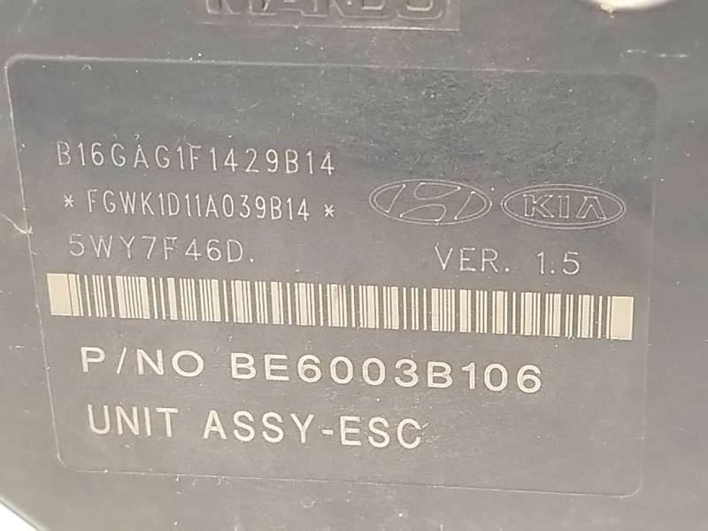 Recambio de abs para hyundai ix35 (lm, el, elh) 1.7 crdi referencia OEM IAM 589202Y350 be6003b106 BH6013I001 - Negro 6