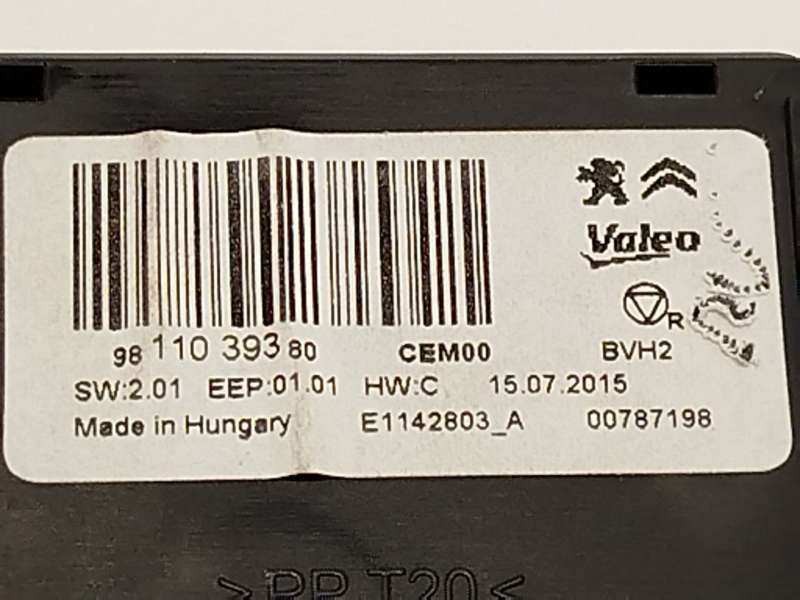 Recambio de modulo electronico para peugeot 308 ii (lb_, lp_, lw_, lh_, l3_) 1.2 thp 130 referencia OEM IAM 9811039380 - Gris 4