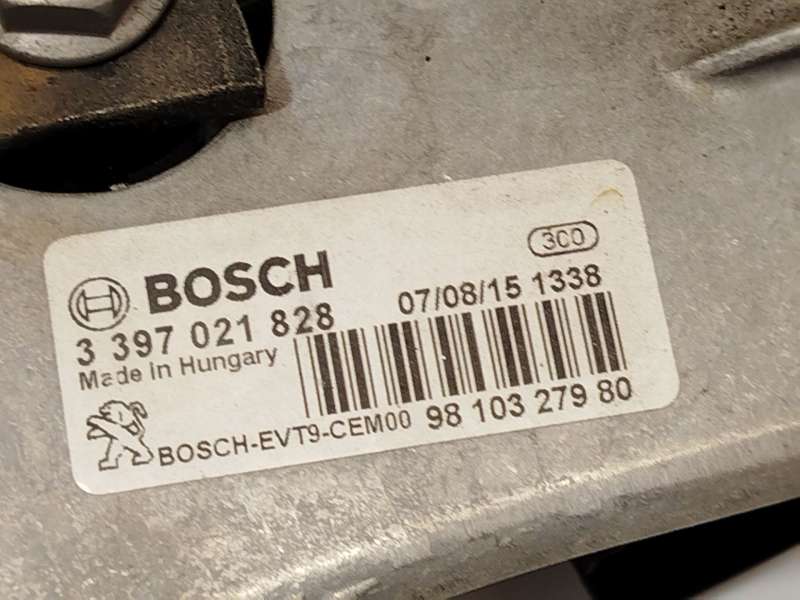 Recambio de motor limpia delantero para peugeot 308 ii (lb_, lp_, lw_, lh_, l3_) 1.2 thp 130 referencia OEM IAM 9810327980 03902 - Gris 5