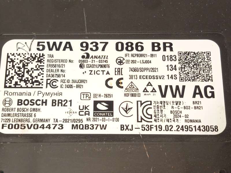 Recambio de modulo electronico para ford tourneo connect / grand tourneo connect v761 monospace (sk) 2.0 ecoblue 4wd referencia - Blanco 4