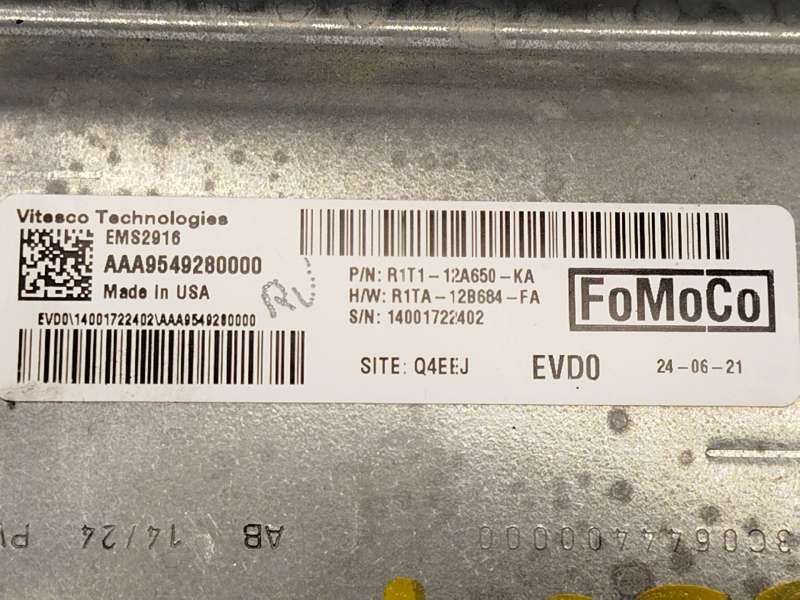 Recambio de centralita motor uce para ford puma (j2k, cf7) 1.0 ecoboost referencia OEM IAM R1T112A650KA 2762795 AAA9549280000 - Negro 4