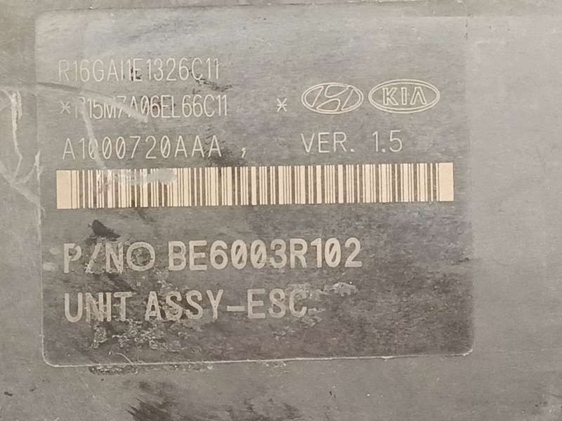 Recambio de abs para hyundai tucson 1.7 crdi cat referencia OEM IAM 58920D7110 BE6003R102 MGH80BH6013R102 8