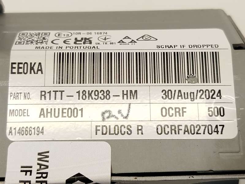 Recambio de sistema audio / radio cd para ford puma (j2k, cf7) 1.0 ecoboost mhev referencia OEM IAM R1TT18K938HM 2829360 - Gris 5