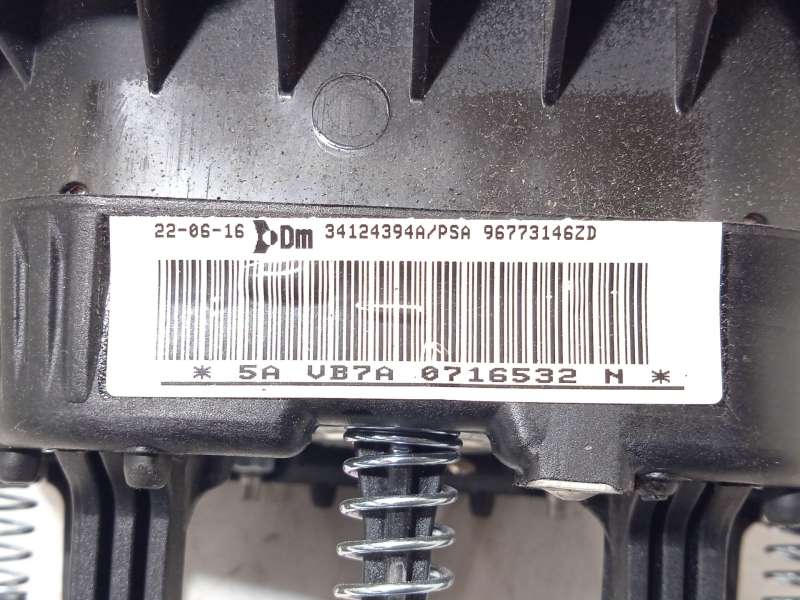 Recambio de airbag delantero izquierdo para citroën berlingo multispace (b9) 1.6 hdi 75 / bluehdi 75 referencia OEM IAM 96773146 - Blanco 5
