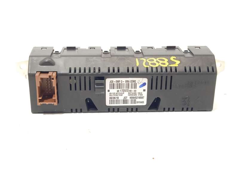 Recambio de pantalla multifuncion para citroën berlingo multispace (b9) 1.6 hdi 75 / bluehdi 75 referencia OEM IAM 9817257280 - Blanco 3