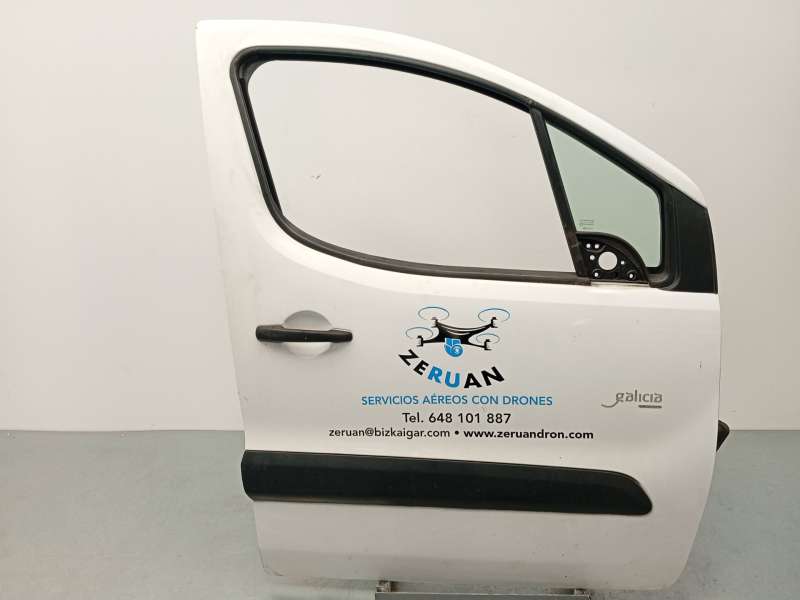Recambio de puerta delantera derecha para citroën berlingo multispace (b9) 1.6 hdi 75 / bluehdi 75 referencia OEM IAM 9004Z6 - Blanco
