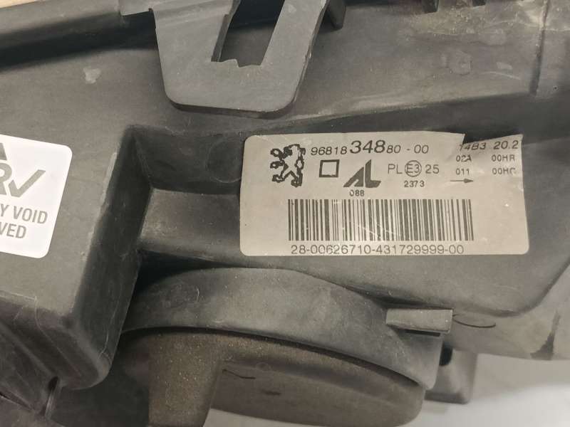 Recambio de faro izquierdo para peugeot 307 sw (3h) 1.6 16v referencia OEM IAM 9681834880 620886 - Plata 5
