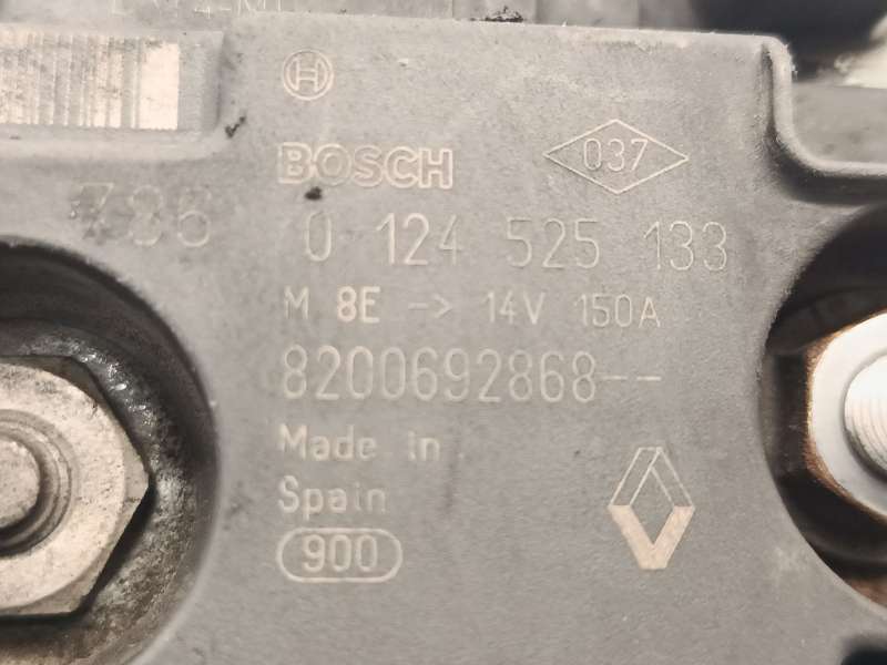 Recambio de alternador para opel movano a furgoneta (x70) 2.5 cdti (fd) referencia OEM IAM 8200692868  0124525133 - Blanco 6