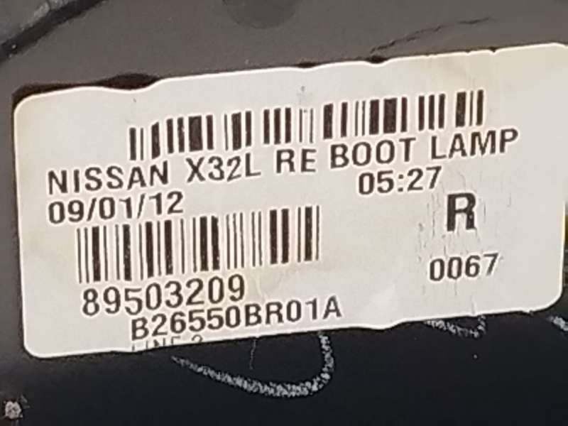 Recambio de piloto trasero derecho interior para nissan qashqai i (j10, nj10) 1.5 dci referencia OEM IAM 26550BR01A  89503209 4