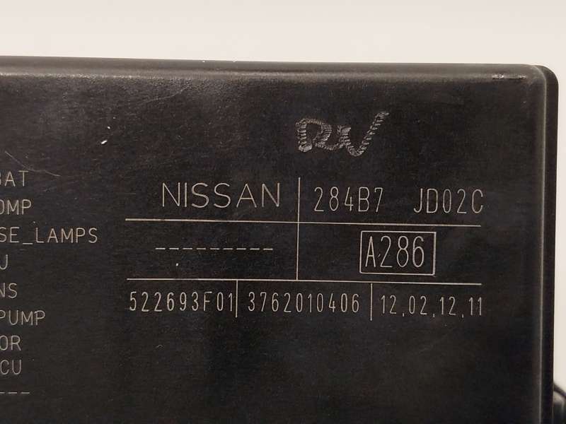 Recambio de caja reles / fusibles para nissan qashqai i (j10, nj10) 1.5 dci referencia OEM IAM 284B7JD02C 5