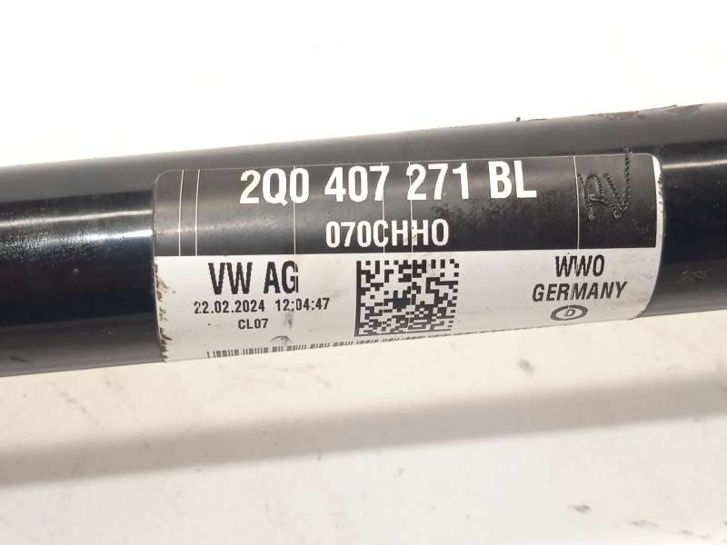 Recambio de transmision delantera izquierda para volkswagen polo vi (aw1, bz1, ae1, bz3) 1.0 tsi referencia OEM IAM 2Q0407271BL - Blanco 3