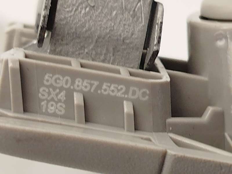 Recambio de parasol derecho para skoda kamiq (nw4) 1.0 tsi referencia OEM IAM 5G0857552DCSX4 - Blanco 5