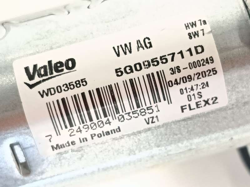 Recambio de motor limpia trasero para skoda kamiq (nw4) 1.0 tsi referencia OEM IAM 5G0955711D  WD03585 - Blanco 3