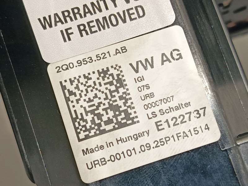 Recambio de mando intermitentes para skoda kamiq (nw4) 1.0 tsi referencia OEM IAM 2Q0953521ABIGI - Blanco 6