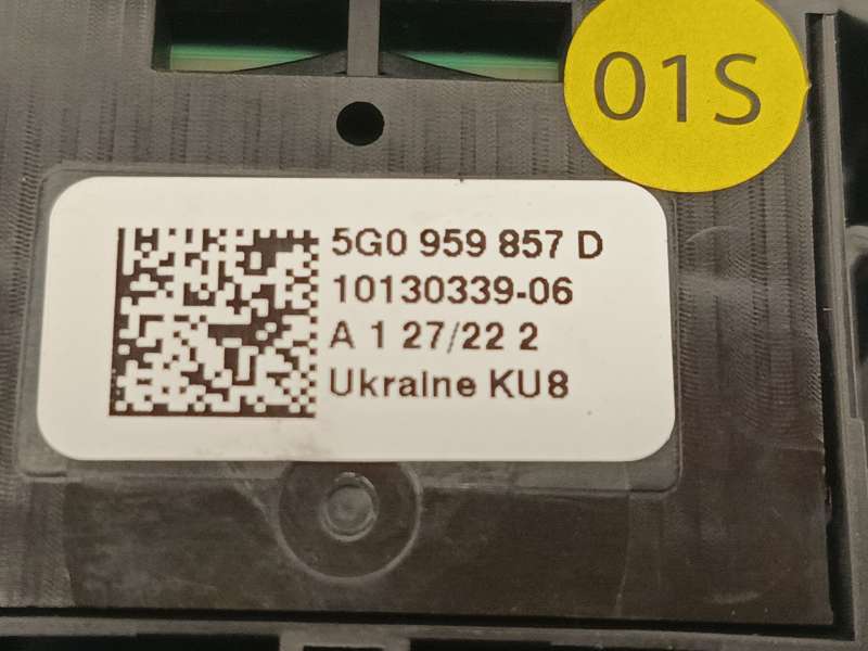 Recambio de mando elevalunas delantero izquierdo para skoda fabia iv (pj3) 1.5 tsi referencia OEM IAM 5G0959857DWHS - Plata 5
