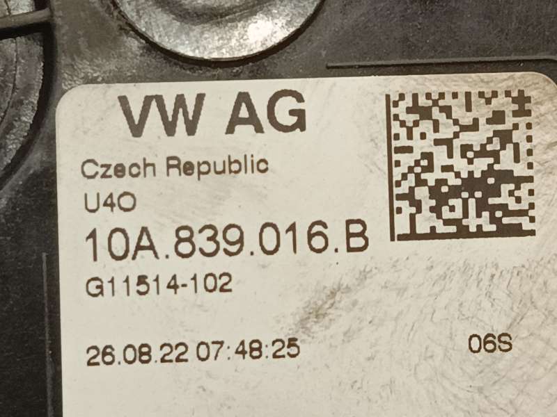 Recambio de cerradura puerta trasera derecha para skoda fabia iv (pj3) 1.5 tsi referencia OEM IAM 10A839016B - Plata 5