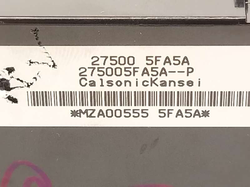 Recambio de mando climatizador para nissan juke (f16_) 1.0 referencia OEM IAM 275005FA5A - Blanco 5