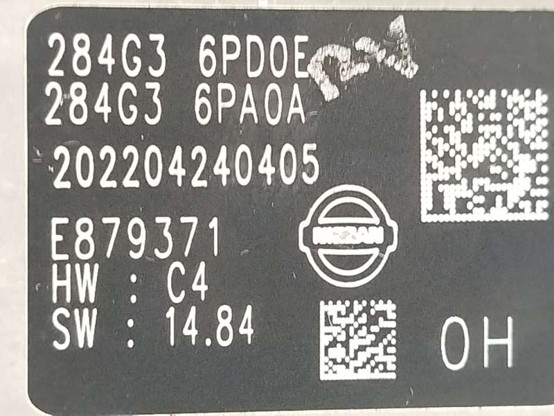 Recambio de modulo electronico para nissan juke (f16_) 1.0 referencia OEM IAM 284G36PD0E - Blanco 5
