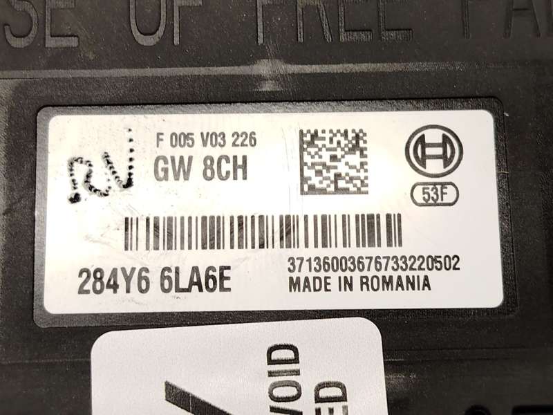 Recambio de modulo electronico para nissan juke (f16_) 1.0 referencia OEM IAM 284Y66LA6E  F005V03226 - Blanco 5